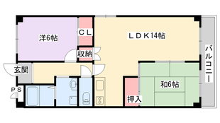 ハイツ栄の物件間取画像